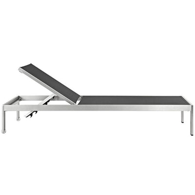 Shore Outdoor Patio Aluminum Chaise Lounge Chairs Set of 6