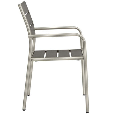 Shore Seven-Piece Outdoor Patio Aluminum Dining Set