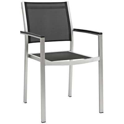 Shore Seven-Piece Outdoor Patio Aluminum Dining Set