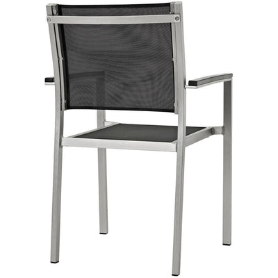 Shore Seven-Piece Outdoor Patio Aluminum Dining Set