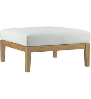 Product Image: EEI-2698-NAT-WHI Outdoor/Patio Furniture/Outdoor Ottomans