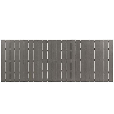 Shore Nine-Piece Outdoor Patio Aluminum Dining Set