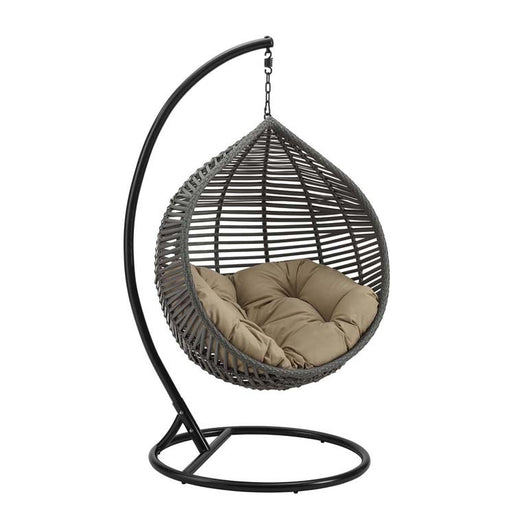 Garner Teardrop Outdoor Patio Swing Chair with Stand