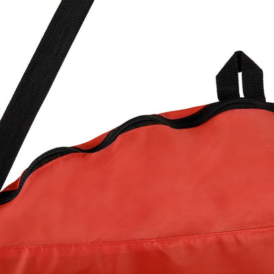 Manta Portable Sun Shelter, Red with Gray Trim