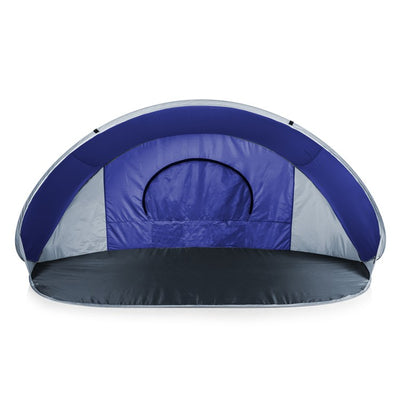Manta Portable Sun Shelter, Blue with Gray Trim