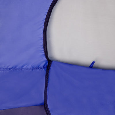 Manta Portable Sun Shelter, Blue with Gray Trim