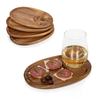 Wine Appetizer Plate Set of 4