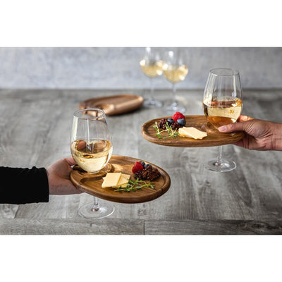 Wine Appetizer Plate Set of 4