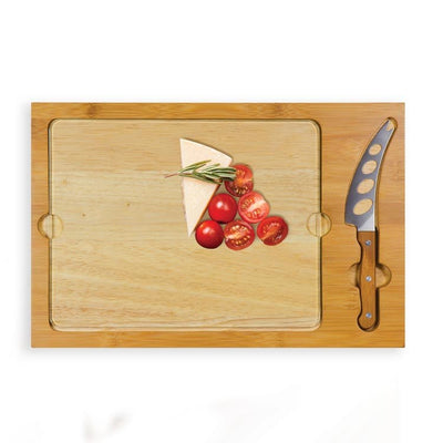 Icon Glass Top Serving Tray and Knife Set