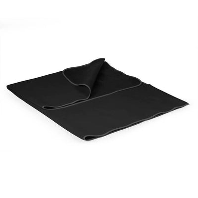 Blanket Tote Outdoor Picnic Blanket, Black with Black Lining