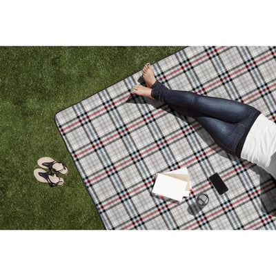 Blanket Tote XL Outdoor Picnic Blanket, Carnaby Street Collection with Black Lining