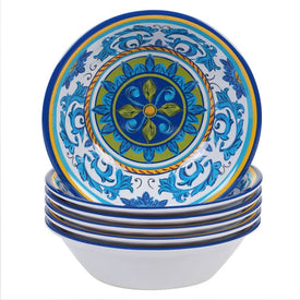 Lucca 7.5" x 2" Melamine All-Purpose Bowls Set of 6
