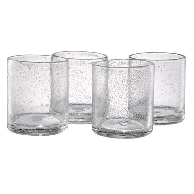 Iris 14 Oz Double Old Fashioned Glasses Set of 4 - Clear