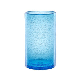 Iris 17 Oz Highball Glasses Set of 4 - Turquoise