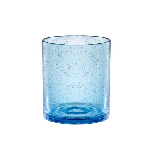 Iris 14 Oz Double Old Fashioned Glasses Set of 4 - Turquoise