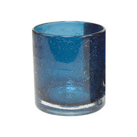Iris 14 Oz Double Old Fashioned Glasses Set of 4 - Slate Blue