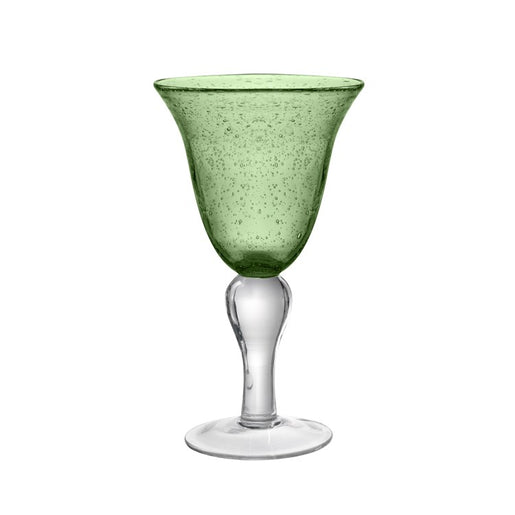 Iris 14 Oz Goblets Set of 4 - Sage