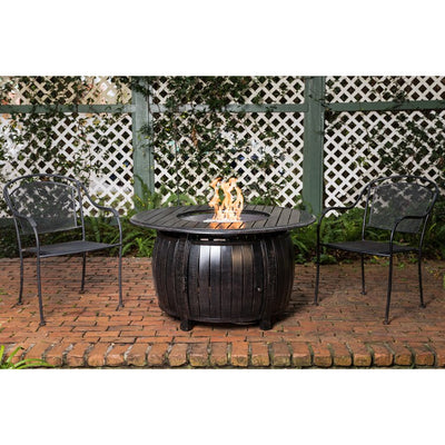Grand Cooper Aluminum Round Liquid Propane Gas Fire Pit
