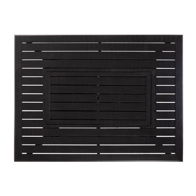 Longmont Aluminum Rectangular Liquid Propane Gas Fire Pit