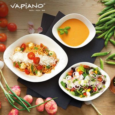 Vapiano Pasta, Salad, and Soup Bowls Set of 6 (2 of Each)