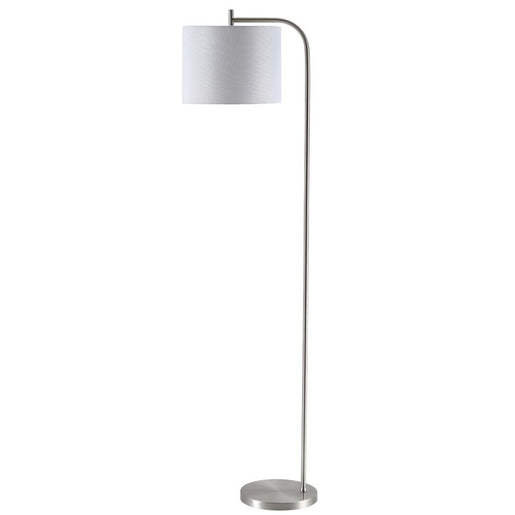 Rafin Single-Light Floor Lamp - Nickel