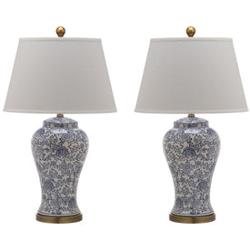 Spring Blossom Two-Light Table Lamps Set of 2 - Multi