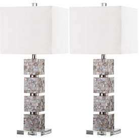 Rafferty Two-Light Table Lamps Set of 2 - Cream