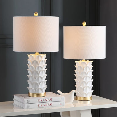 Nico Two-Light Table Lamps Set of 2 - White/Gold