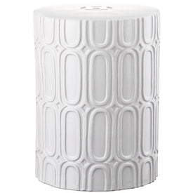 Melody Garden Stool - White