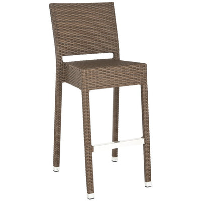 Bethel Indoor/Outdoor Bar Stool - Brown