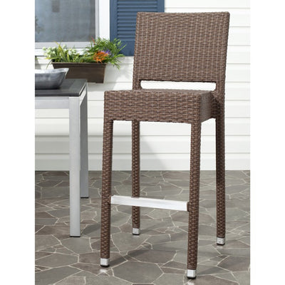 Bethel Indoor/Outdoor Bar Stool - Brown