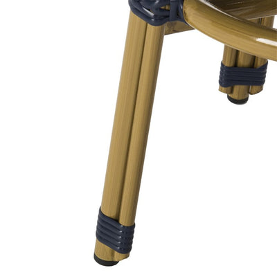 Kelsey Indoor/Outdoor Bar Stool - Navy/White