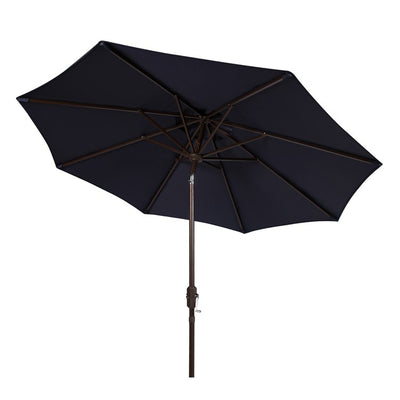 UV-Resistant Ortega 9 Ft Auto Tilt Crank Umbrella - Navy