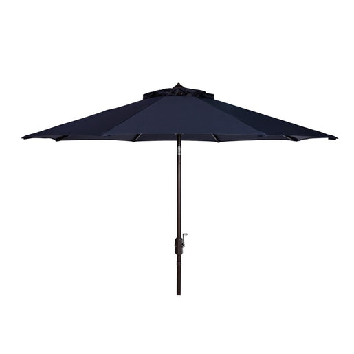 UV-Resistant Ortega 9 Ft Auto Tilt Crank Umbrella - Navy