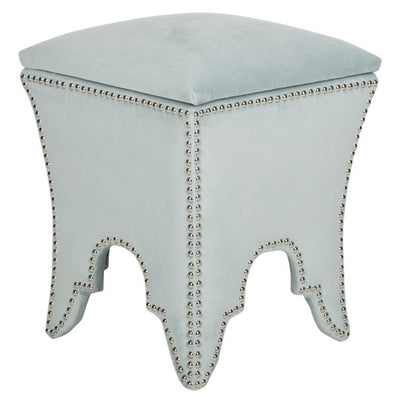 Deidra Ottoman - Silver Sage