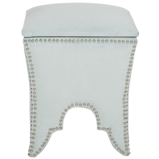 Deidra Ottoman - Silver Sage