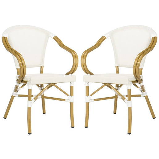 Karine Stacking Armchairs Set of 2 - Beige