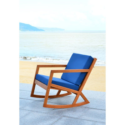 Vernon Rocking Chair - Natural/Navy