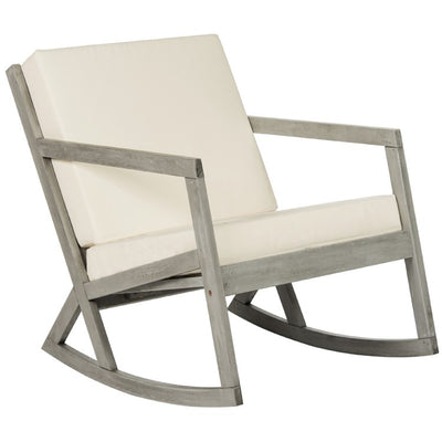 Vernon Rocking Chair - Gray/Beige