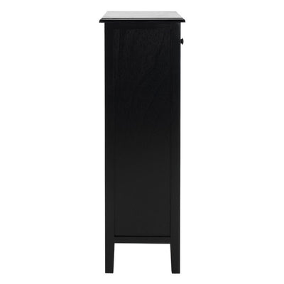 Michaela Drawer Side Table - Distressed Black