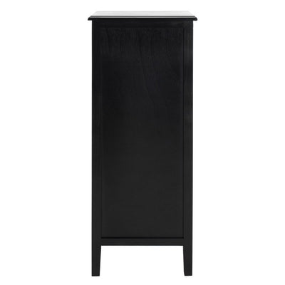 Michaela Drawer Side Table - Distressed Black