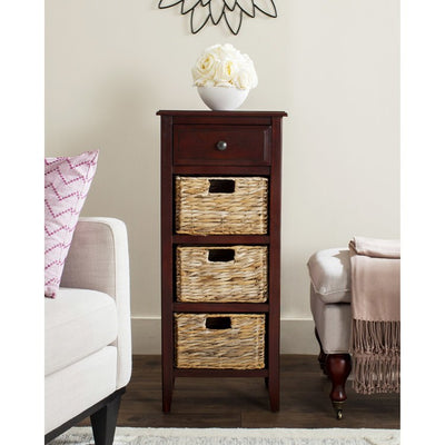 Michaela Drawer Side Table - Cherry