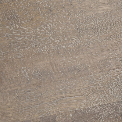 Maui Rattan Drum Stool Table - Gray White Wash