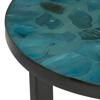 Zaira End Table - Turquoise