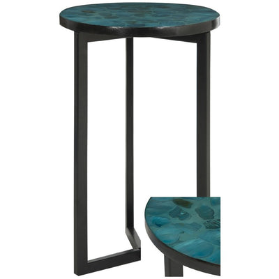 Zaira End Table - Turquoise