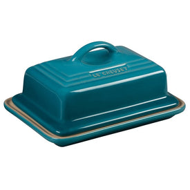 Heritage Stoneware Butter Dish - Caribbean