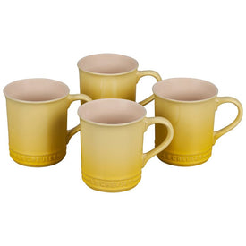 14 Oz Stoneware Mugs Set of 4 - Soleil