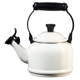 1.25-Quart Demi Enamel On Steel Kettle - White
