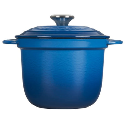2.25-Quart Cast Iron Rice Pot with Stainless Steel Knob & Stoneware Insert - Marseille