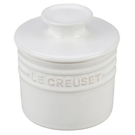 6 Oz Stoneware Butter Crock - White